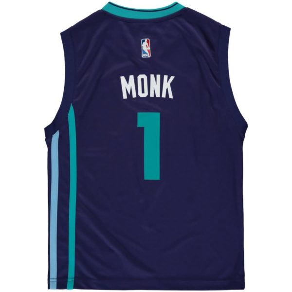 Malik Monk Charlotte Hornets adidas Youth Replica Jersey - Purple