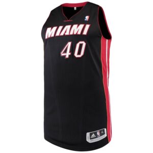 Udonis Haslem Miami Heat adidas Finished Authentic Jersey - Black