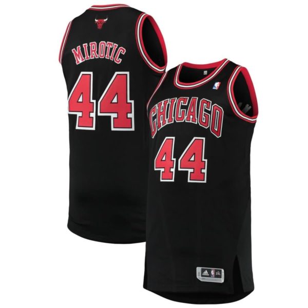 Nikola Mirotic Chicago Bulls adidas Finished Authentic Jersey - Black
