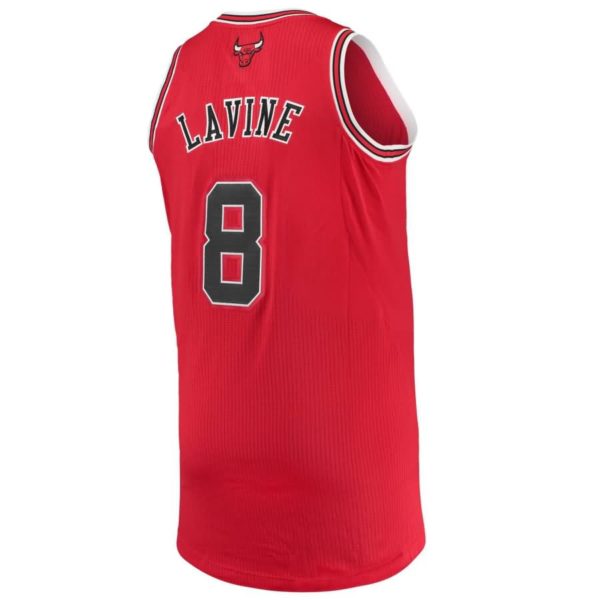 Zach LaVine Chicago Bulls adidas Finished Authentic Jersey - Red