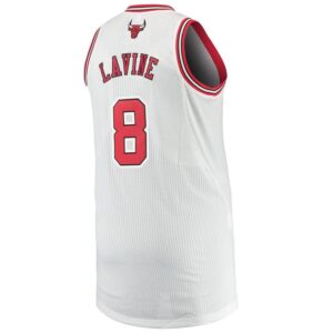 Zach LaVine Chicago Bulls adidas Finished Authentic Jersey - White