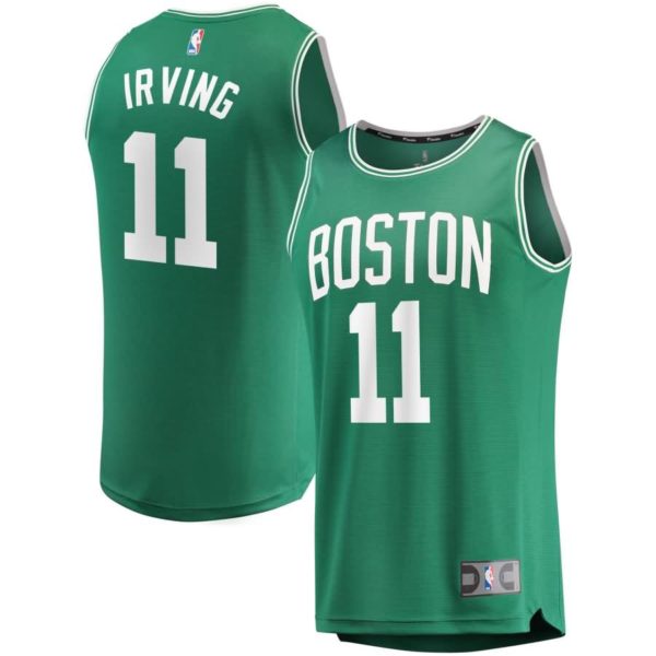 Kyrie Irving Boston Celtics Fanatics Branded Youth Fast Break Replica Jersey Green - Icon Edition