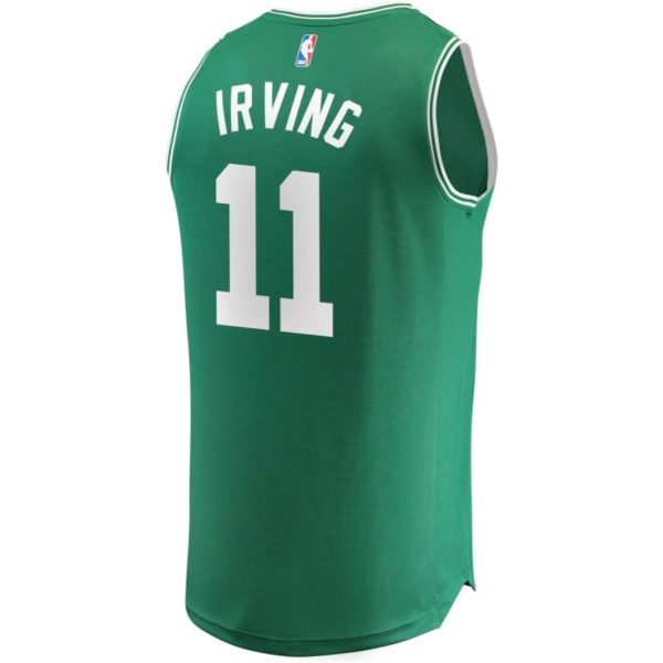 Kyrie Irving Boston Celtics Fanatics Branded Youth Fast Break Replica Jersey Green - Icon Edition