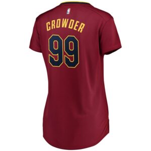 Jae Crowder Cleveland Cavaliers Fanatics Branded Women's Fast Break Icon Edition Jersey - Wine