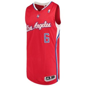 DeAndre Jordan LA Clippers adidas Finished Authentic Jersey - Red