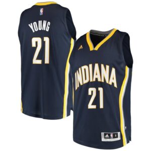 Thaddeus Young Indiana Pacers adidas Swingman Jersey - Navy