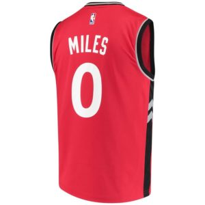 CJ Miles Toronto Raptors adidas Road Replica Jersey - Red