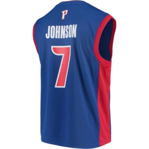 Stanley Johnson Detroit Pistons adidas Road Replica Jersey - Blue