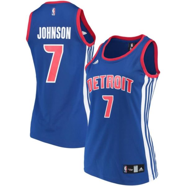 Stanley Johnson Detroit Pistons adidas Women's Replica Jersey - Blue