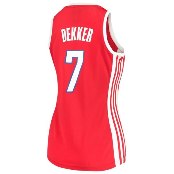 Sam Dekker LA Clippers adidas Women's Replica Jersey - Red