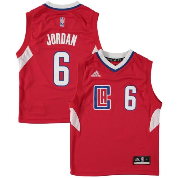 DeAndre Jordan LA Clippers adidas Youth Replica Jersey - Red