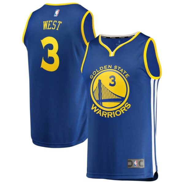 David West Golden State Warriors Fanatics Branded Fast Break Replica Player Jersey - Icon Edition - Royal
