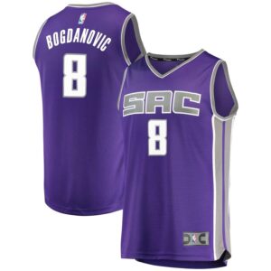 Bogdan Bogdanovic Sacramento Kings Fanatics Branded Fast Break Road Replica Player Jersey - Purple