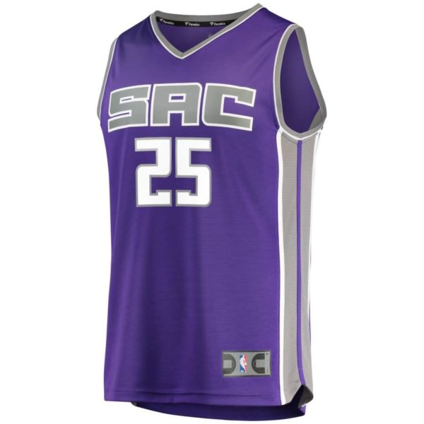 Justin Jackson Sacramento Kings Fanatics Branded Fast Break Road Replica Player Jersey - Purple