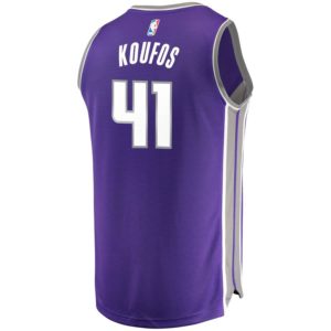 Kosta Koufos Sacramento Kings Fanatics Branded Fast Break Road Replica Player Jersey - Purple