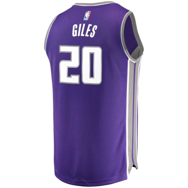 Harry Giles Sacramento Kings Fanatics Branded Fast Break Road Replica Player Jersey - Purple