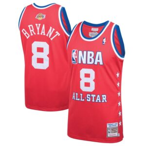Kobe Bryant Western Conference Mitchell & Ness 2003 All-Star Hardwood Classics Authentic Jersey - Red