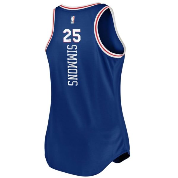 Ben Simmons Philadelphia 76ers Fanatics Branded Women's Fast Break Tank Jersey - Icon Edition - Royal