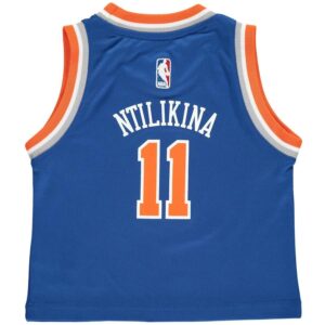 Frank Ntilikina New York Knicks adidas Youth Replica Jersey - Blue
