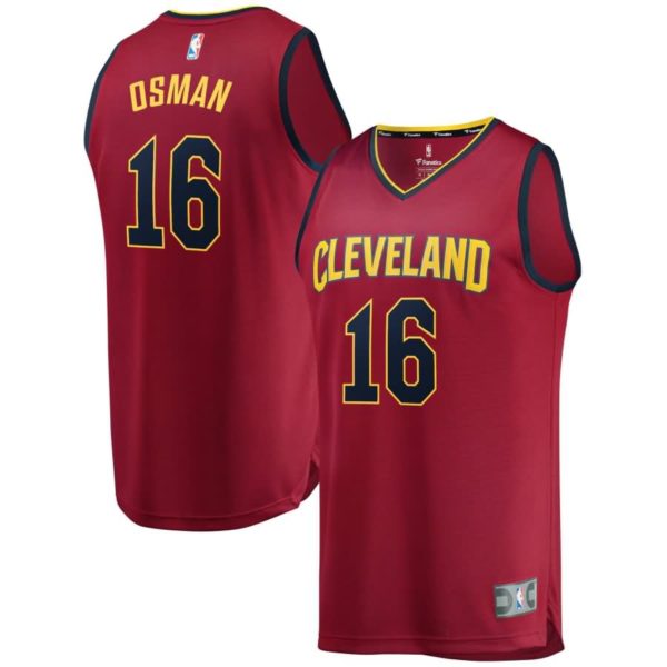 Cedi Osman Cleveland Cavaliers Fanatics Branded Fast Break Replica Player Jersey - Icon Edition - Wine