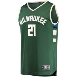 Tony Snell Milwaukee Bucks Fanatics Branded Fast Break Road Replica Player Jersey Green - Icon Edition