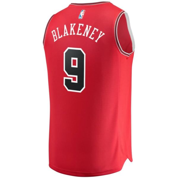 Antonio Blakeney Chicago Bulls Fanatics Branded Fast Break Road Replica Player Jersey Red - Icon Edition