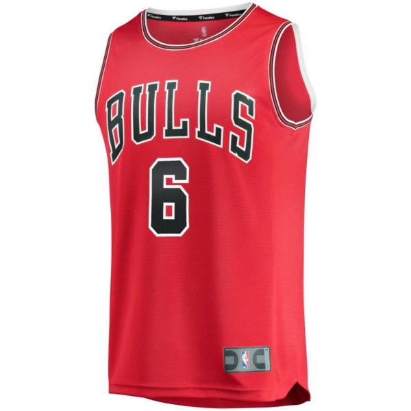 Cristiano Felicio Chicago Bulls Fanatics Branded Fast Break Road Replica Player Jersey Red - Icon Edition