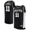 Bryn Forbes San Antonio Spurs Fanatics Branded Fast Break Road Replica Player Jersey Black - Icon Edition