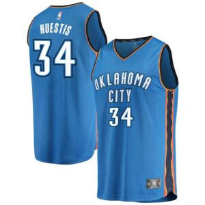 Josh Huestis Oklahoma City Thunder Fanatics Branded Fast Break Player Jersey Blue - Icon Edition