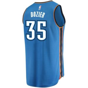 P.J. Dozier Oklahoma City Thunder Fanatics Branded Fast Break Player Jersey Blue - Icon Edition