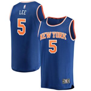 Courtney Lee New York Knicks Fanatics Branded Fast Break Road Replica Player Jersey Royal - Icon Edition
