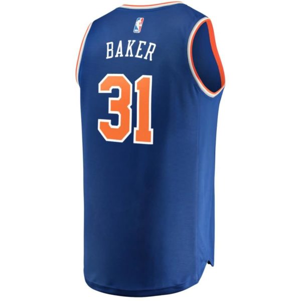 Ron Baker New York Knicks Fanatics Branded Fast Break Road Replica Player Jersey Royal - Icon Edition