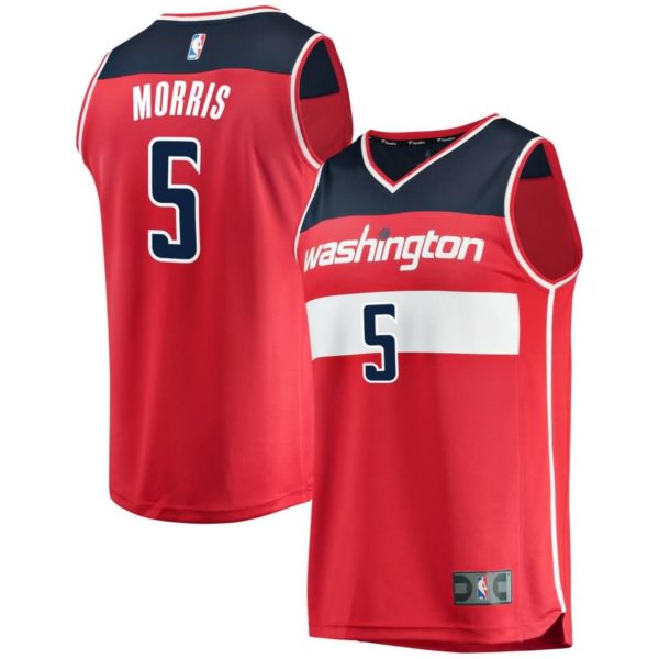 Markieff Morris Washington Wizards Fanatics Branded Fast Break Replica Team Color Player Jersey Red - Icon Edition