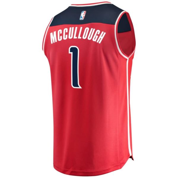Chris McCullough Washington Wizards Fanatics Branded Fast Break Replica Team Color Player Jersey Red - Icon Edition