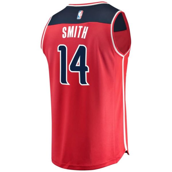 Jason Smith Washington Wizards Fanatics Branded Fast Break Replica Team Color Player Jersey Red - Icon Edition