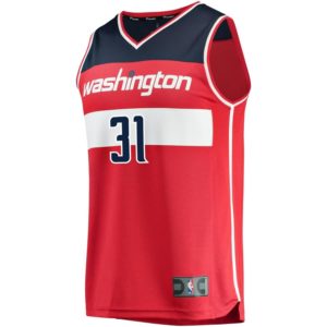 Tomas Satoransky Washington Wizards Fanatics Branded Fast Break Replica Team Color Player Jersey Red - Icon Edition