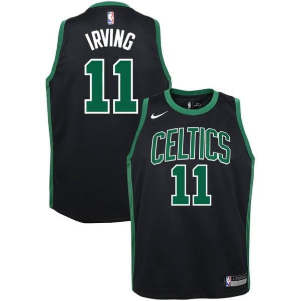 Kyrie Irving Boston Celtics Nike Youth Swingman Jersey Black - Statement Edition