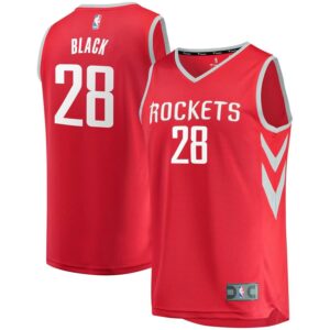 Tarik Black Houston Rockets Fanatics Branded Fast Break Replica Player Jersey Red - Icon Edition