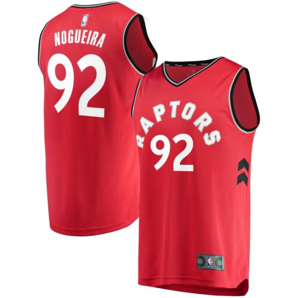 Lucas Nogueira Toronto Raptors Fanatics Branded Fast Break Player Jersey Red - Icon Edition