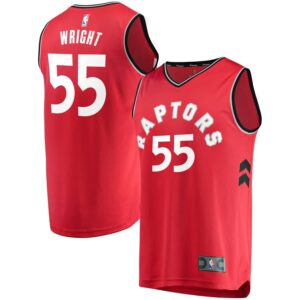 Delon Wright Toronto Raptors Fanatics Branded Fast Break Player Jersey Red - Icon Edition