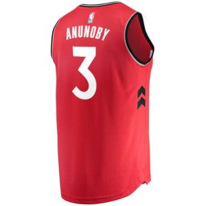 OG Anunoby Toronto Raptors Fanatics Branded Fast Break Player Jersey Red - Icon Edition