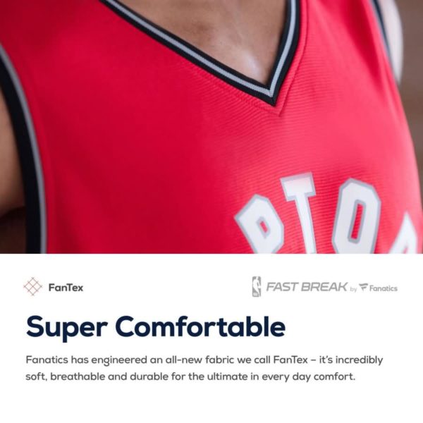 OG Anunoby Toronto Raptors Fanatics Branded Fast Break Player Jersey Red - Icon Edition