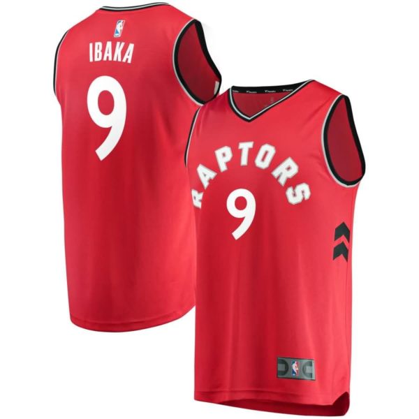 Serge Ibaka Toronto Raptors Fanatics Branded Fast Break Player Jersey Red - Icon Edition