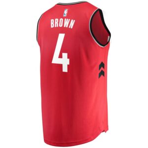 Lorenzo Brown Toronto Raptors Fanatics Branded Fast Break Player Jersey Red - Icon Edition
