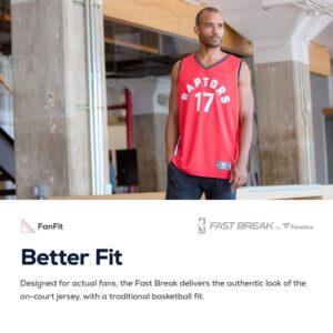 Lorenzo Brown Toronto Raptors Fanatics Branded Fast Break Player Jersey Red - Icon Edition