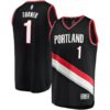 Evan Turner Portland Trail Blazers Fanatics Branded Fast Break Replica Team Color Player Jersey Black - Icon Edition