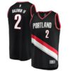 Wade Baldwin IV Portland Trail Blazers Fanatics Branded Fast Break Replica Team Color Player Jersey Black - Icon Edition