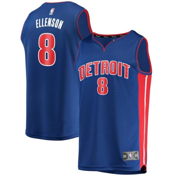 Henry Ellenson Detroit Pistons Fanatics Branded Fast Break Replica Player Jersey - Icon Edition - Blue