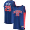 Reggie Bullock Detroit Pistons Fanatics Branded Fast Break Replica Player Jersey - Icon Edition - Blue