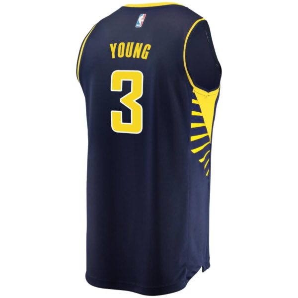 Joe Young Indiana Pacers Fanatics Branded Fast Break Replica Player Jersey - Icon Edition - Navy
